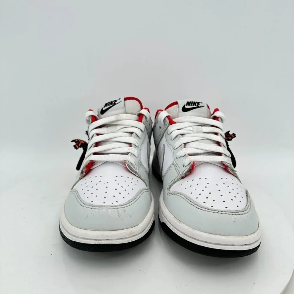 Nike Dunk Low Year Of The Dragon Youth Size 4.5Y Women 6 FZ5528-101 white Shoes